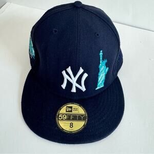 New Era Ny Yankees Hat, Fitted 8- Special Subway Apple‎ Statue of Liberty serie